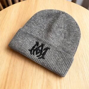 AMIRI Charcoal Knit Beanie